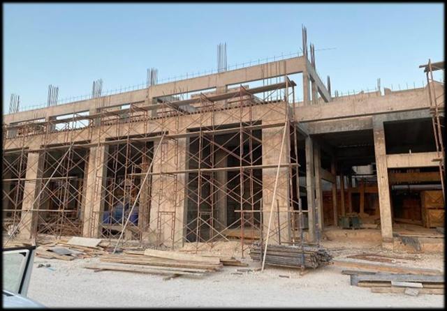 Block work at Al Khor
