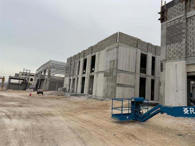 Block work at Doha