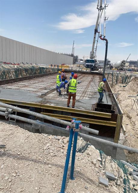 Concrete / rebar at Lusail