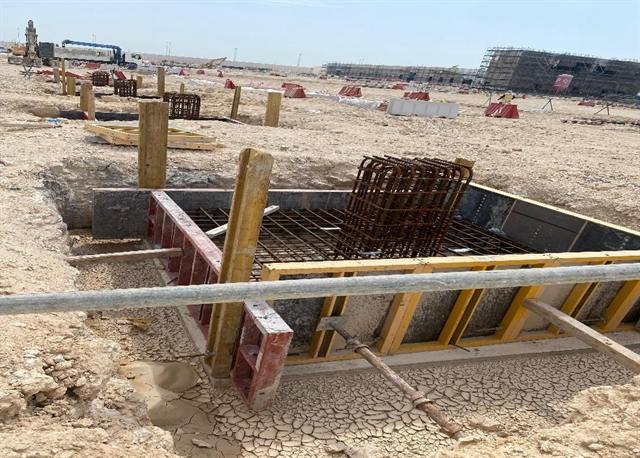 Concrete / rebar at Lusail