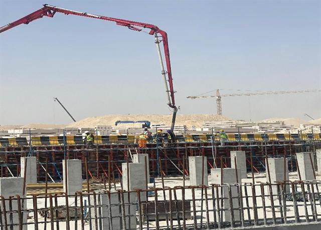 Concrete / rebar at Lusail