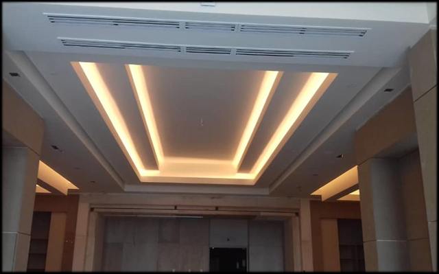 Gypsum ceiling fit-out work