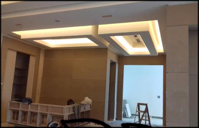 Gypsum work in villas, Doha