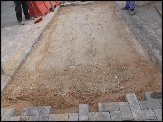 Interlock work at Al Wakra