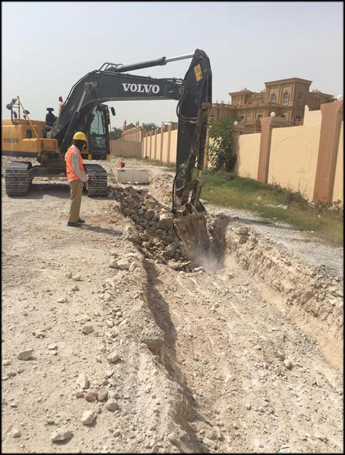 Excavation works