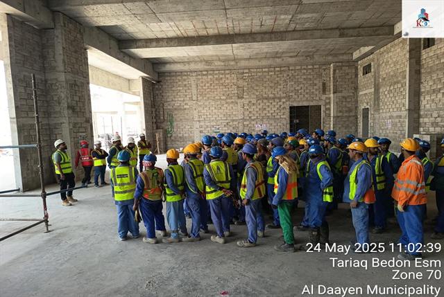 Manpower on site