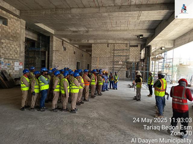 Manpower on site