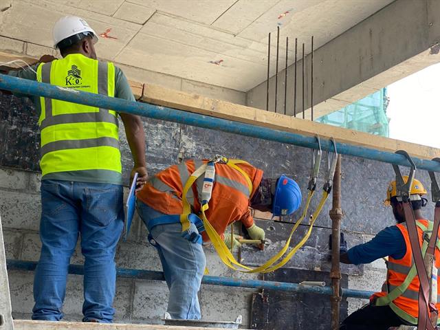 Manpower on site