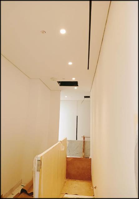 Paint work at Doha office