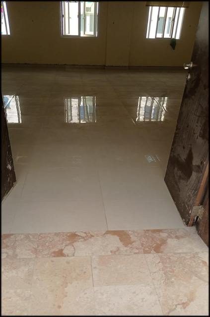 Tile work in Al Khor villa